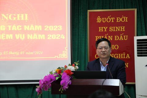 Trung tâm Kiểm soát bệnh tật tỉnh tổ chức hội nghị tổng kết năm 2023, triển khai nhiệm vụ năm 2024