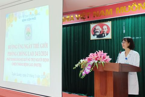 Bệnh viện Phổi tỉnh Tuyên Quang: Tọa đàm Ngày Thế giới phòng chống Lao năm 2024